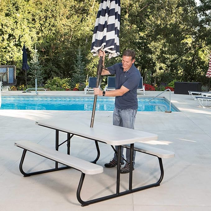 Lifetime Folding Picnic Table, 6-Foot