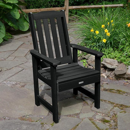 highwood Lehigh 5-Piece Square Dining Set, 42-Inch, Height, Black