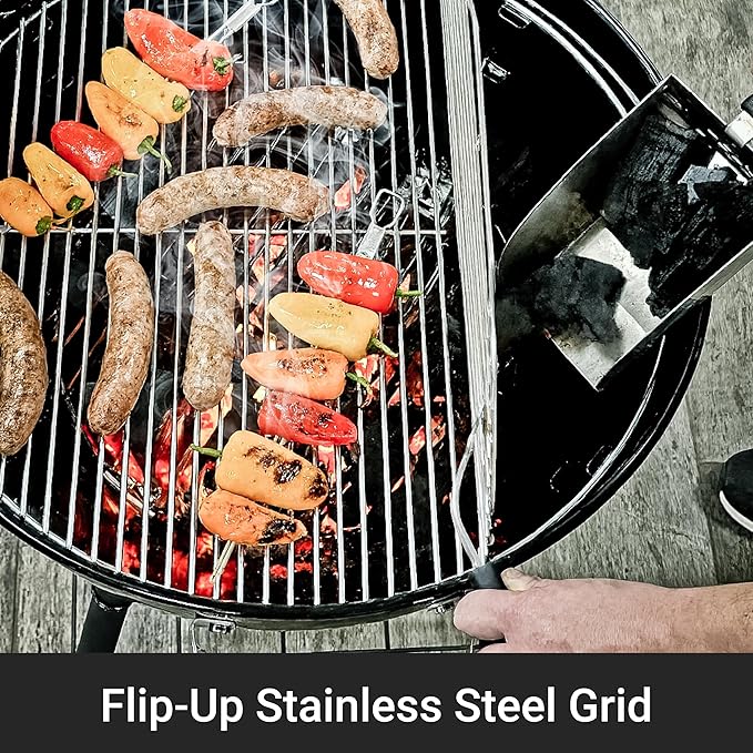 Broil King 401010 Kettle 22.5-IN Charcoal Grill in Black