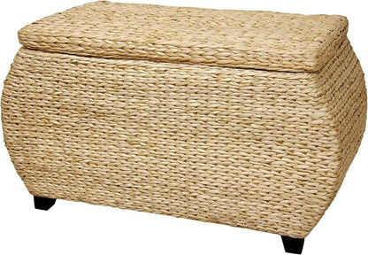 Red Lantern 31-Inch Rush Grass Storage Chest