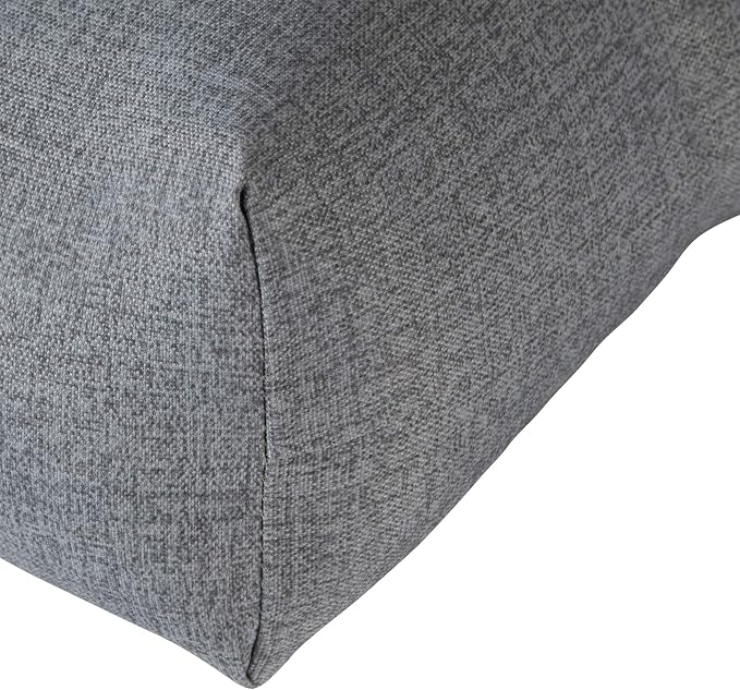 Greendale Home Fashions 72 x 22-inch Outdoor Chaise Lounge Cushion, Cement