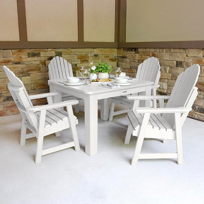 highwood Hamilton 5 Piece Square Dining Set, White