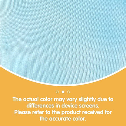 BRILLMAX 4 Pack Light Blue Tablecloths 90x156 Inch for 8ft Rectangle Tables | 150 GSM Polyester Fabric, Floor Length Drop, Water, Stain & Wrinkle Resistant Cloth Cover for Wedding Reception Banquet Party