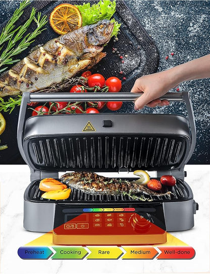 COMMERCIAL CHEF 9-In-1 Contact Grill