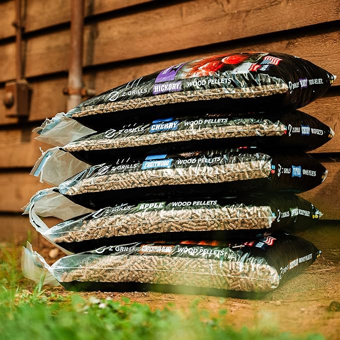 Z GRILLS Wood Pellets for Smoker Grill and BBQ, 100% All-Natural Hardwood Oak Pellet, 40lbs