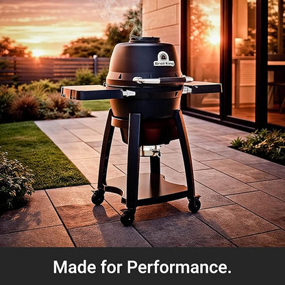 Broil King 420150 Keg Kamado Charcoal Grill in Black