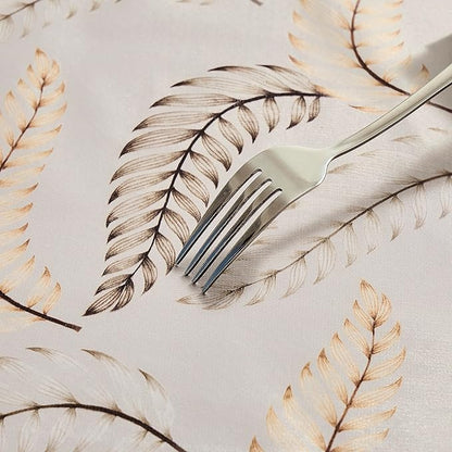 Vinyl Spring Table Cloth Rectangle, Heavy Duty Table Cover Oil Proof & Waterproof Non-Slip, Heat Resistant Tablecloth for Outdoor Indoor, Easy Clean Wipeable Table Protector for Kitchen 55" X 78"