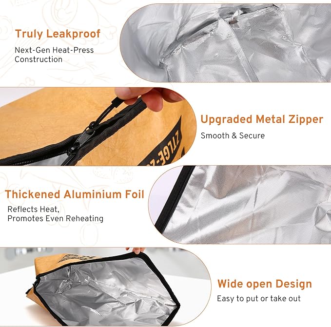 BBQ Blanket for Resting Meat - 21" Reusable Leakproof 5-Layer Insulated Smoker Bag with 20 Butcher Papers, Smoker Accessories & Gifts for Dad (Turkey, Pork, Beef)