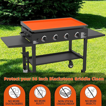Silicone Griddle Mat for 36" Blackstone Cover Griddle Mats Accessories Blackstone for Griddle Surface Grill Mat Protect Your Griddles from Rodents Insects Debris and Rust