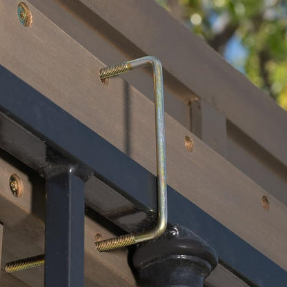 Christopher Knight Home Caribbean Outdoor Acacia Wood Balcony Bar Table, Grey Finish