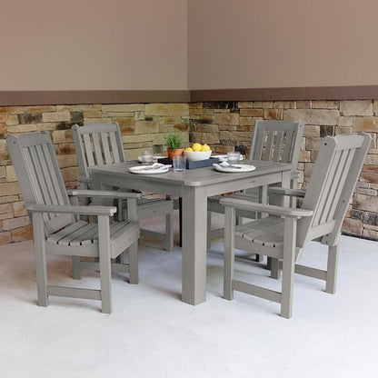 highwood Lehigh 5-Piece Square Dining Set, Harbor Gray
