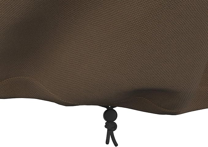 Amazon Basics Outdoor Patio Furniture Cover for Adirondack Chair, Waterproof, Anti-UV, Weather Resistant, All Weather Protection, Beige/Tan (Pack of 8)