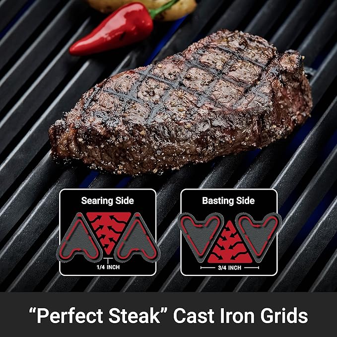 Broil King 824154 Royal 320 Shadow 3-Burner Propane Gas Grill in Black
