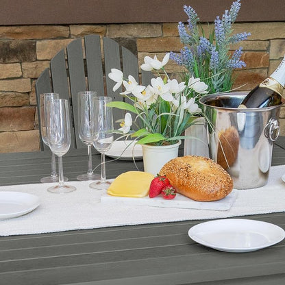 highwood Hamilton 5 Piece Square Dining Set, Coastal Teak
