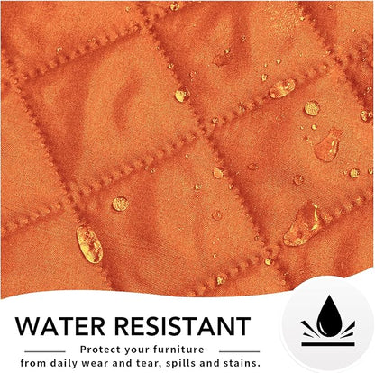 Easy-Going Reversible Couch Cover, Oversized Recliner, Orange/Black | Machine Washable Slipcover For Dogs, Water Resistant Furniture Mat For Living Room, Non-Slip Sofa Cover, Pet Friendly