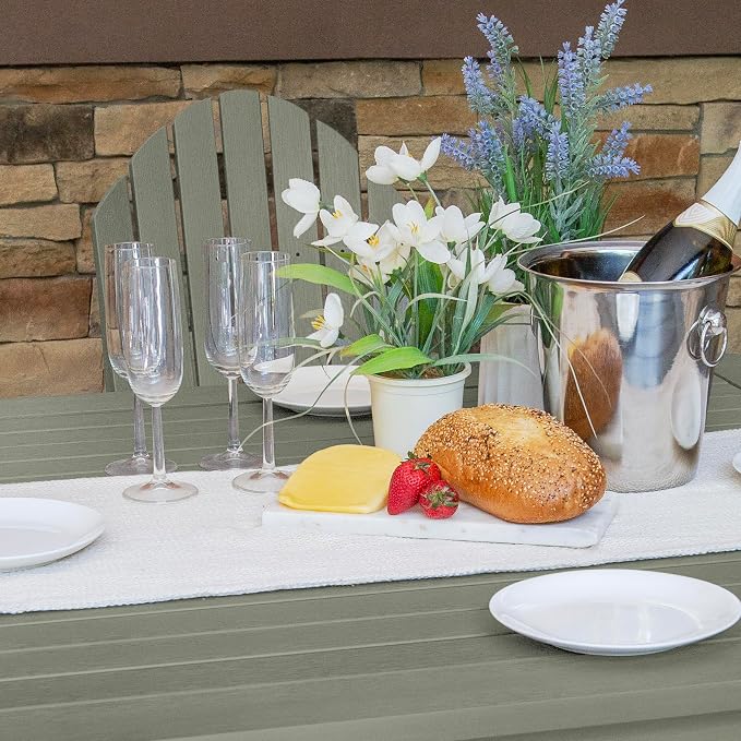 highwood Hamilton 5 Piece Square Dining Set, Eucalyptus
