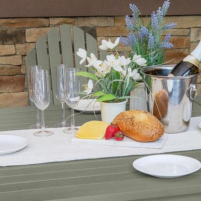 highwood Hamilton 5 Piece Square Dining Set, Eucalyptus