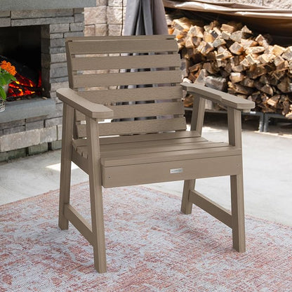 highwood Weatherly 4-Piece Garden Conversation Set, Woodland Brown