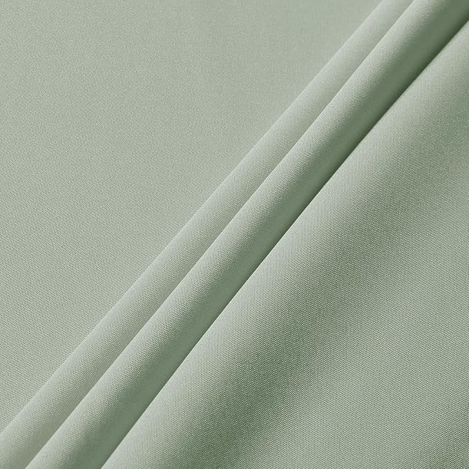 sancua Rectangle Tablecloth - 60 x 120 Inch - Stain and Wrinkle Resistant Washable Polyester Table Cloth, Decorative Fabric Table Cover for Dining Tables, Buffet Parties and Camping, Sage Green
