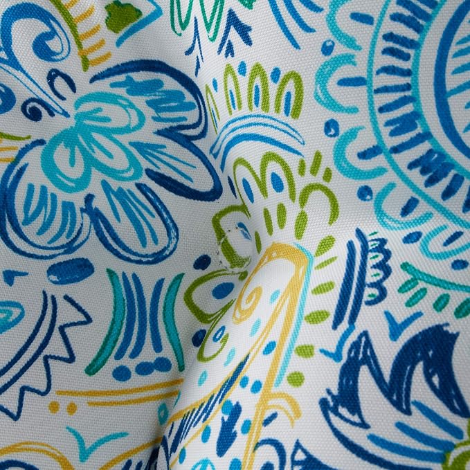 Greendale Home Fashions 72 x 22-inch Outdoor Chaise Lounge Cushion, Paisley