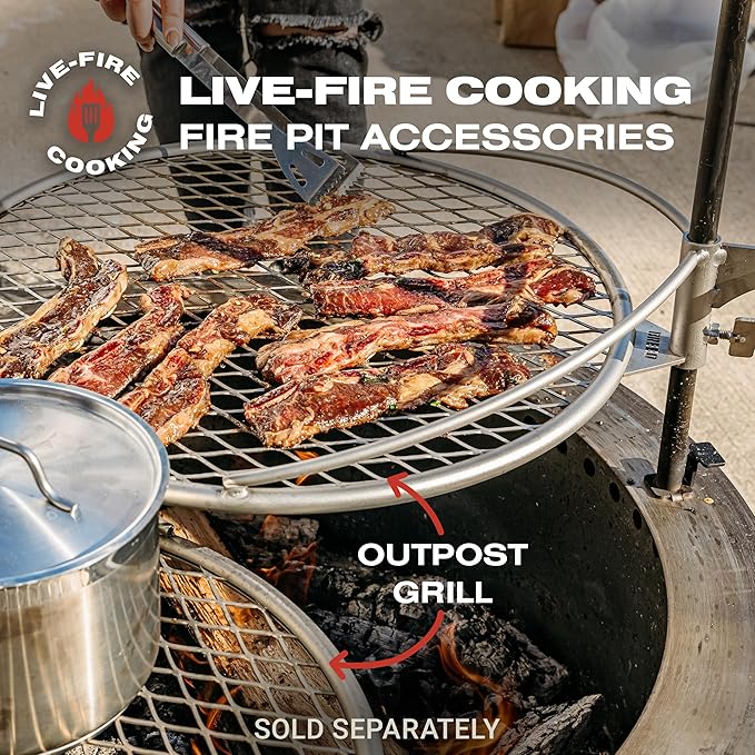 Breeo Smokeless Fire Pit (X Series 30, Corten Steel) | 34.5 inch Smokeless Firepit for Outside | 94 Pounds | Ideal for Families Compatible with Wide Range of Breeo Accessories