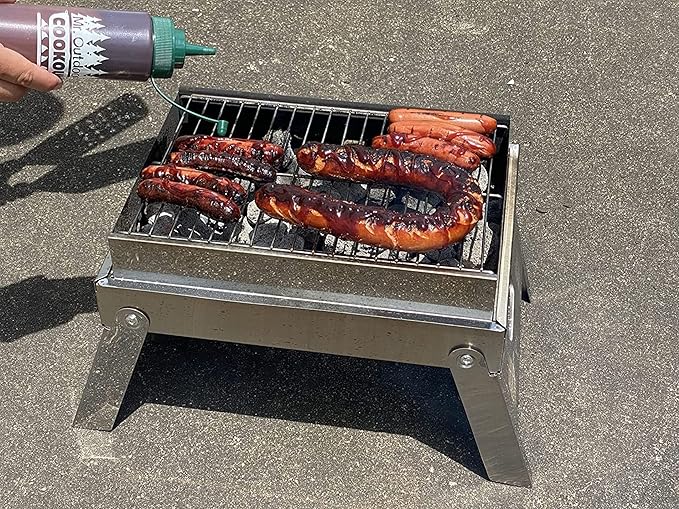 Mr. Outdoors Cookout Model # MOCG15SS Portable Charcoal Stainless Steel Grill
