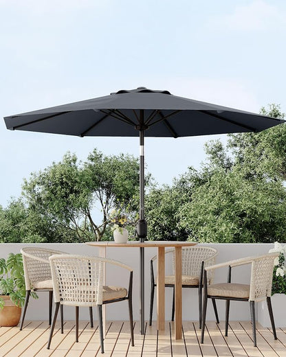 GarveeLife 9 ft Patio Umbrella, Outdoor Table Market Umbrella
