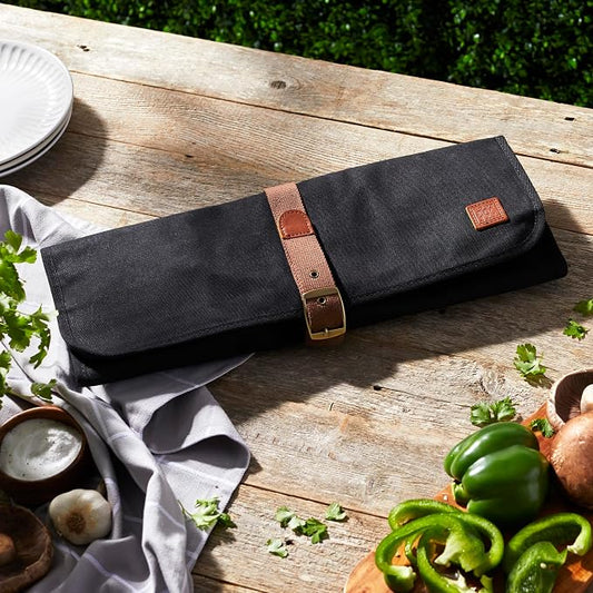 ZWILLING BBQ+ Chef's Tool Storage Wrap with Leather Strap