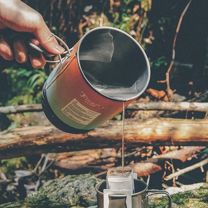 Fire-Maple Fixed Star 1 Backpacking and Camping Stove System, Multi 18oz | 30% Faster Boil with HX Base, Piezo Ignition, Safe & Durable, All-in-One Pot, Compatible with Most Canisters, Portable