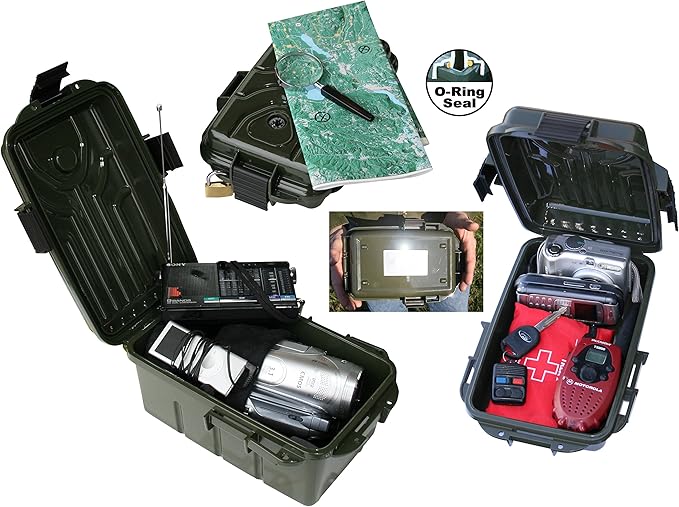 MTM Survivor Dry Box with O-Ring Seal (Forest Green, Large)