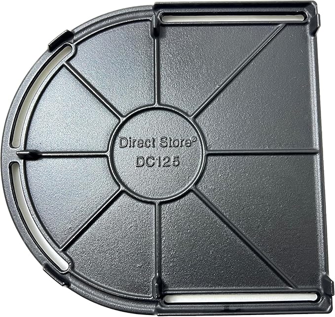 DC125 Cast Iron Half Grill Griddle Replacement for Coleman Roadtrip Swaptop Grills LX LXE LXX, Non-Stick Flat Grill Cooking Griddle Pan Accessories, 1 Pack