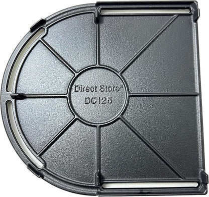 DC125 Cast Iron Half Grill Griddle Replacement for Coleman Roadtrip Swaptop Grills LX LXE LXX, Non-Stick Flat Grill Cooking Griddle Pan Accessories, 1 Pack