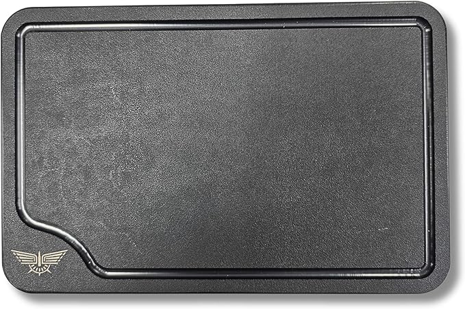 M2A1 Pro Lid Edition | 304 Stainless Steel Portable Charcoal Grill with 3 Grates, Silicone Mat, Cutting Board, Knife, Tongs/Spatula & Scraper