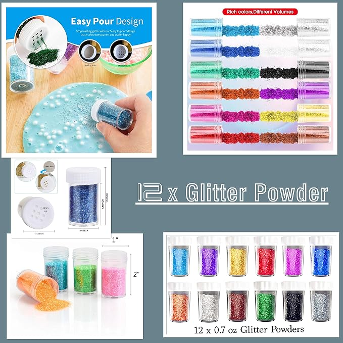 LFSUM 2 Double Cup Turner for Crafts, Tumbler Spinner Machine Kit, Glitter Epoxy Tumblers