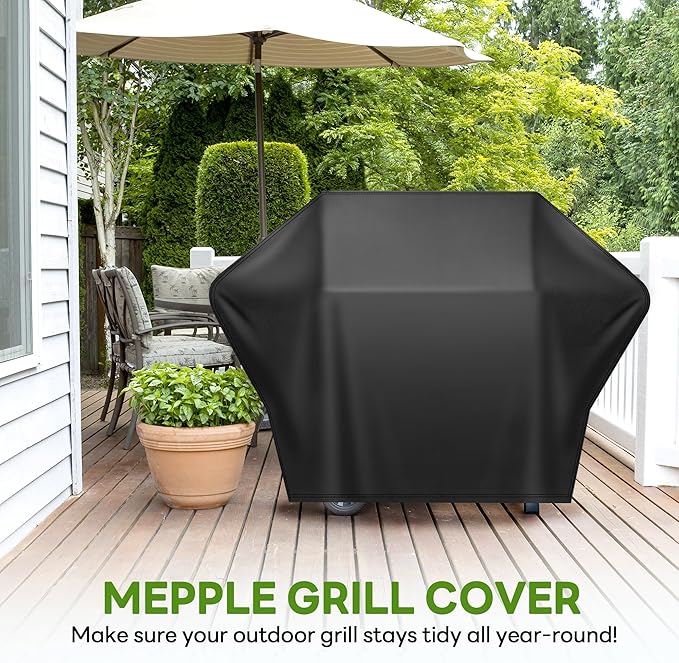 Grill Cover 60 Inch for Outdoor Gas BBQ Grill,Waterproof Fade Resistant Anti-UV Barbecue Grill Cover & Weather Protection BBQ Cover for Griddle Outdoor,Compatible with Weber Nexgrill Char-broil