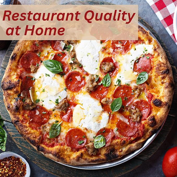 ThermiChef 16x16 Pizza Steel, 1/4" Thick, 17.6 lbs - Cooking Steel for Oven & Grill - Made in USA
