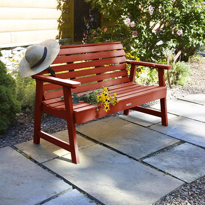 highwood Weatherly 4-Piece Garden Conversation Set, Rustic Red
