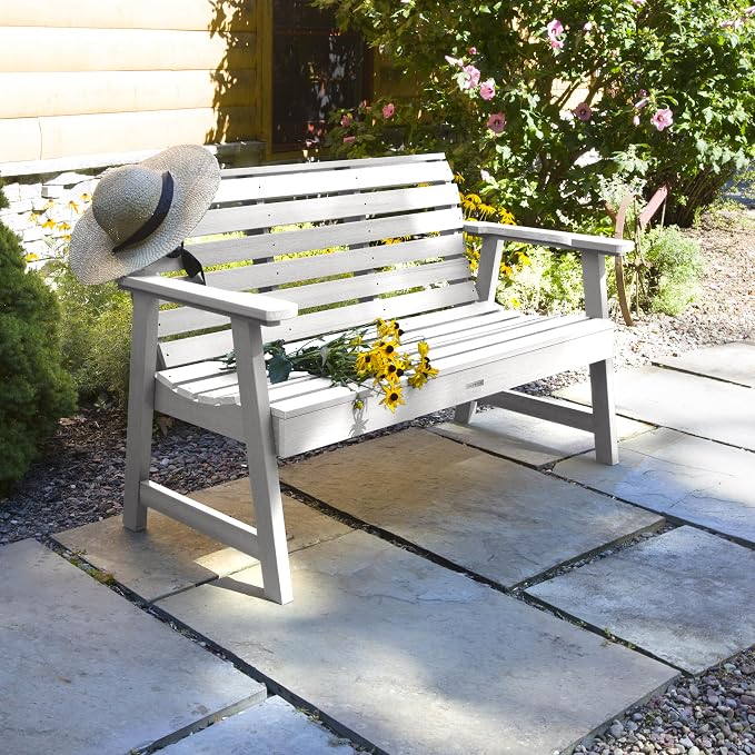 Highwood AD-KITBENW41-WHE The Weatherly Collection 4pc Garden Set, White