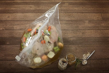 Large Turkey Brine Bags, Combo Pack - Marinade Injector - Roll cooking Twine - XL Heavy Duty Leakproof, Food grade BPA free