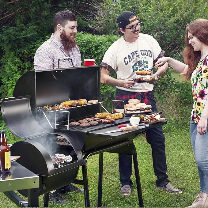 Royal Gourmet 30" Grill and Smoker with 811 Sq Inch Cooking Surface and Kingsford 16 lb Original Charcoal Briquettes