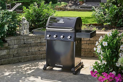Broil King, 865054, Crown 410, Liquid Propane (LP), 4-Burner, Black-410