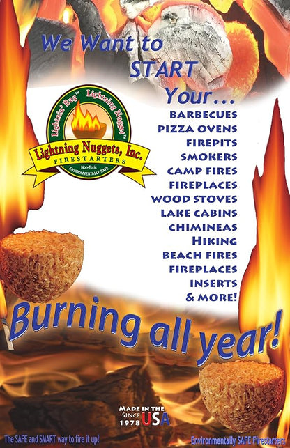 AN100-2 200 Count Fire Starters, Tan (Pack of 200)