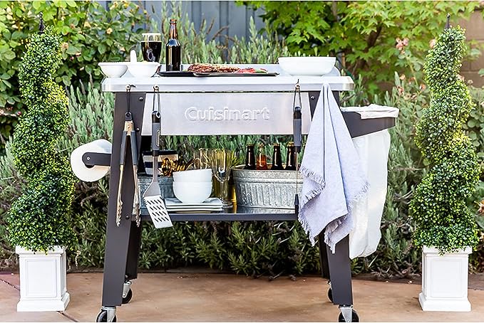 Cuisinart CPT-194 Outdoor Stainless Steel Grill Prep Table