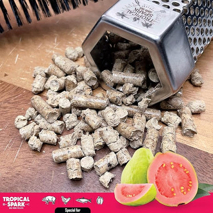 Wood Pellets | Perfect for BBQ, Smoking, Grilling, Bake, Roast, Braise | Premium 100% All-Natural | Guava Wood | 1 lb. Bag