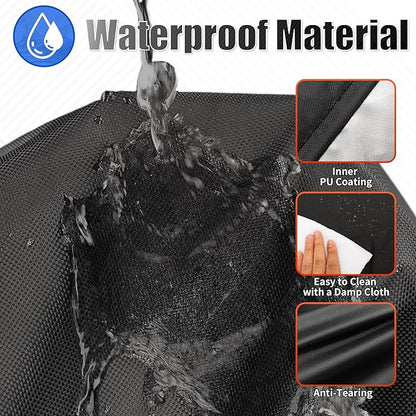 i COVER Grill Cover, 65 inch BBQ Grill Cover for Outdoor Grill, Waterproof BBQ Cover, Fade Resistant Barbecue Gas Grill Covers for Weber, Char-Broil, Nexgrill and More