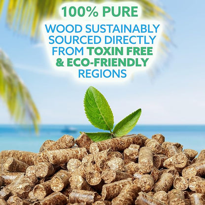Kona 100% Apple Wood Pellets - Concentrated, Pure, Old Growth Hardwood Grilling Pellets - for BBQ, Smoker Tubes, Grills - 8 lbs 100% Apple