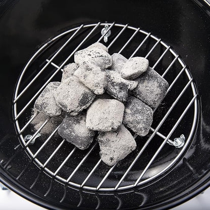 Weber Smokey Joe Charcoal Barbecue/Portable Design, Porcelain-Enamelled Lid & Bowl, 37 cm Cooking Surface, Black