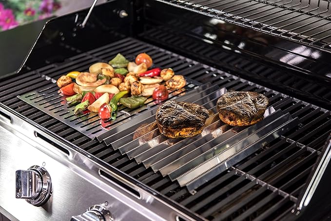 Char-Broil Reusable Stainless Steel Toppers- 2 Pack