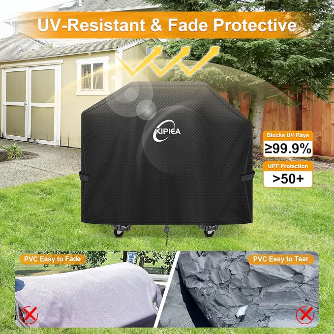 600D Heavy Duty Pellet Grill Cover for Camp Chef Woodwind Pro 24 & Woodwind 24, Waterproof Wood Pellet Smoker Cover with Windproof Buckles, UV Resistant, No Tear, No Fading