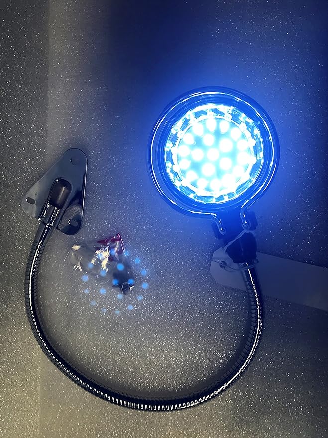 LED Outdoor Grilling Round Light with Goose Neck On/Off Switch